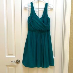 J Crew teal dress